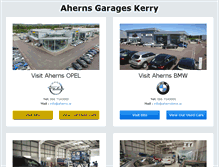 Tablet Screenshot of aherns.ie